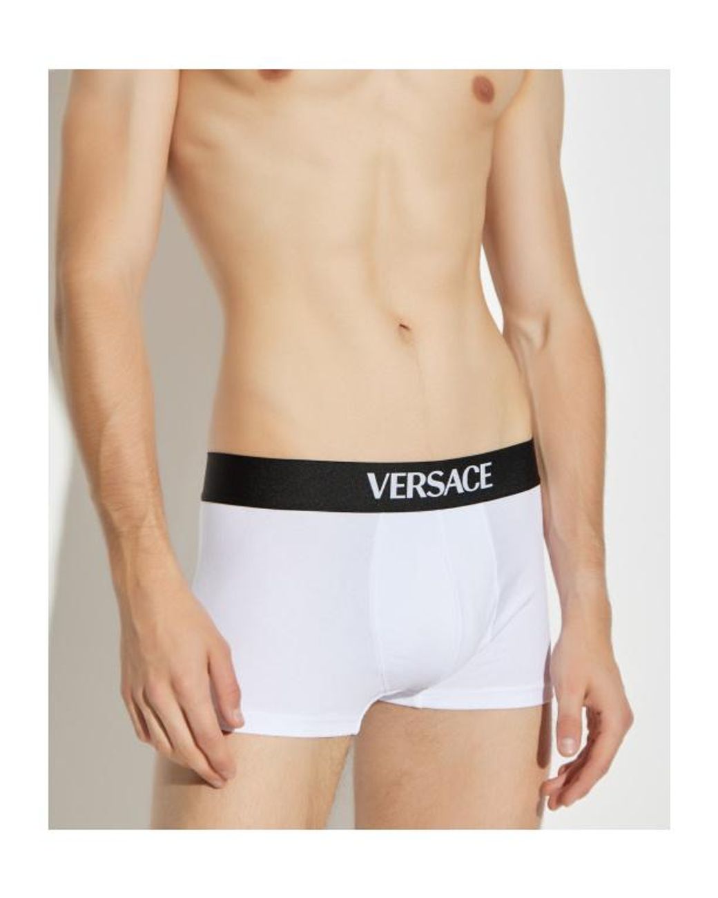 Versace White Bottoms for men