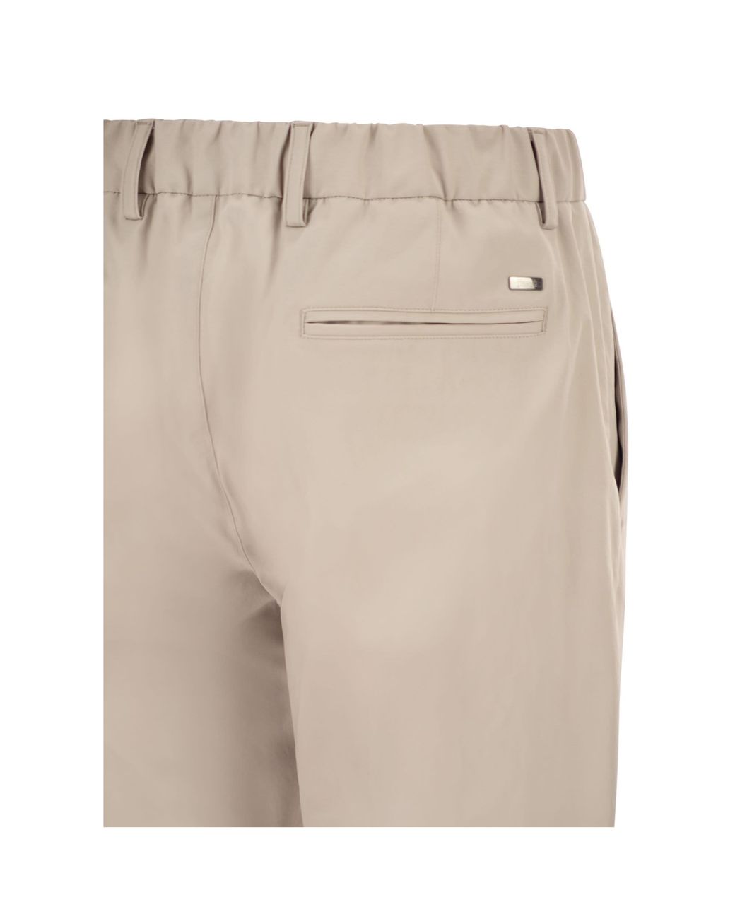 Herno Natural Casual Pants With Belt Loops for men