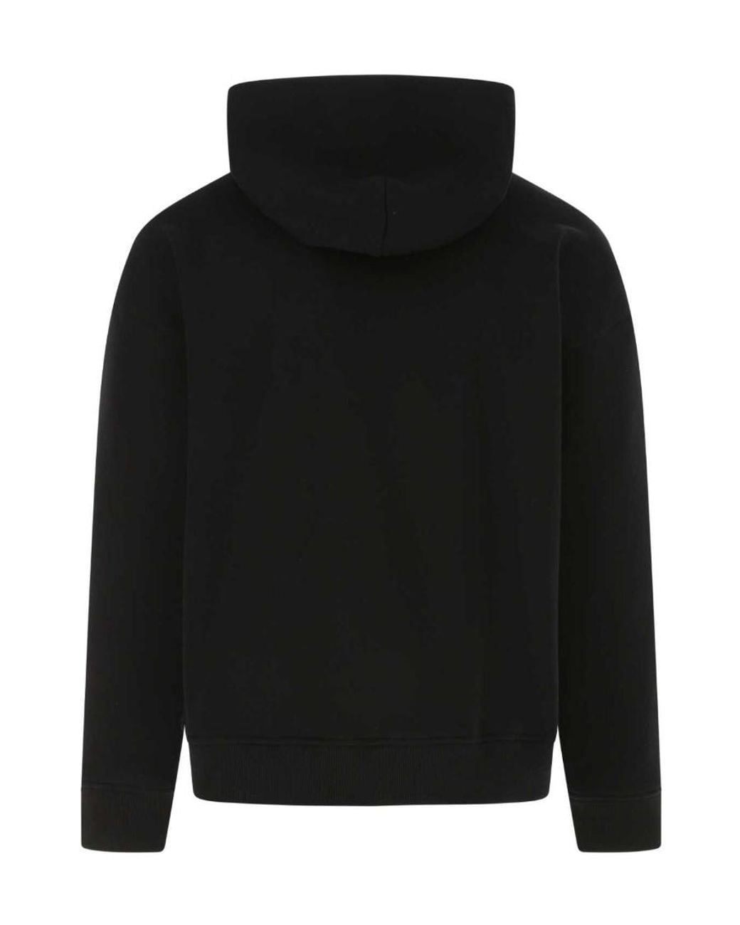 Valentino Black Logo-Print Hoodie for men