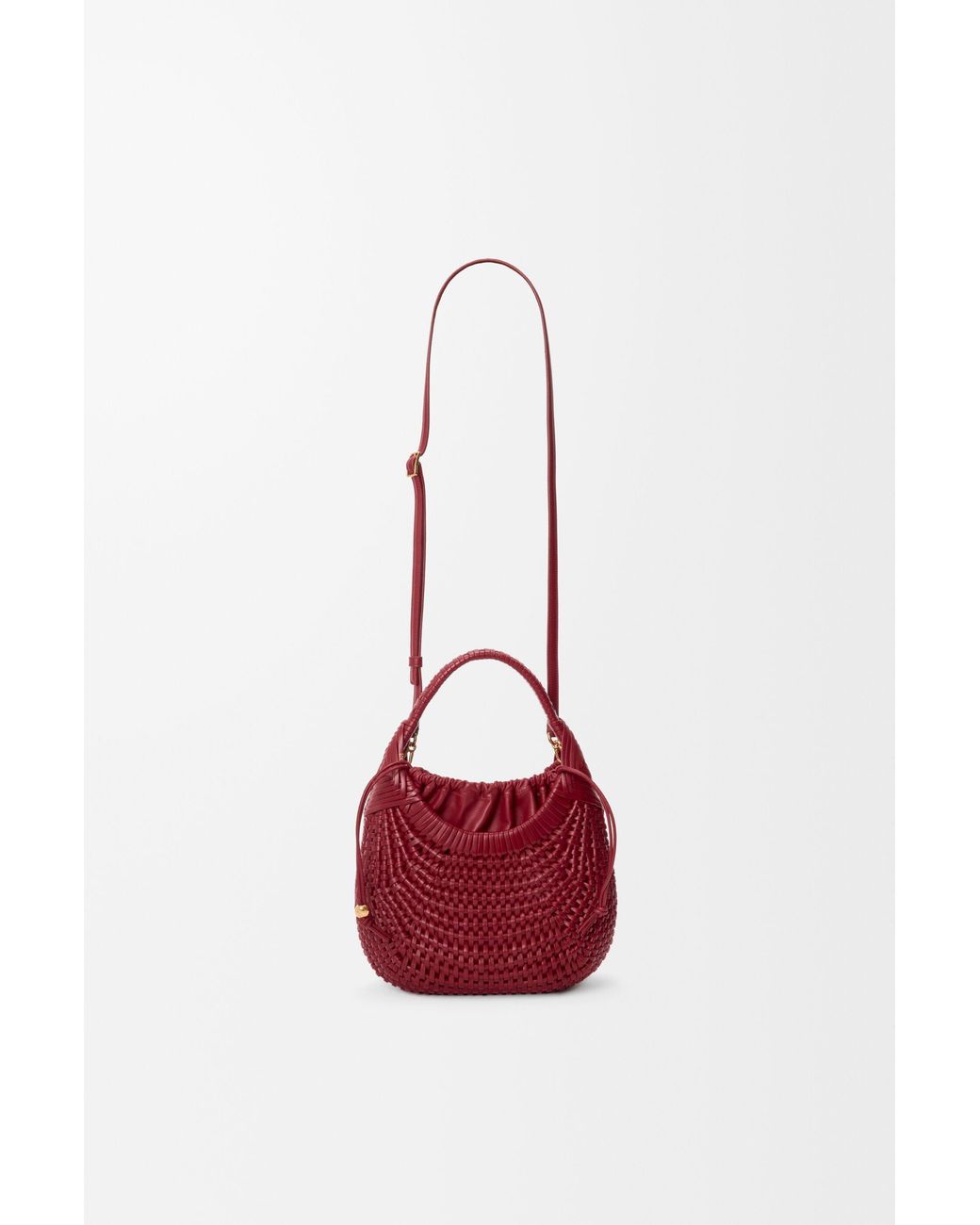 Loewe Red Sac Diamond Hobo En Cuir De Veau