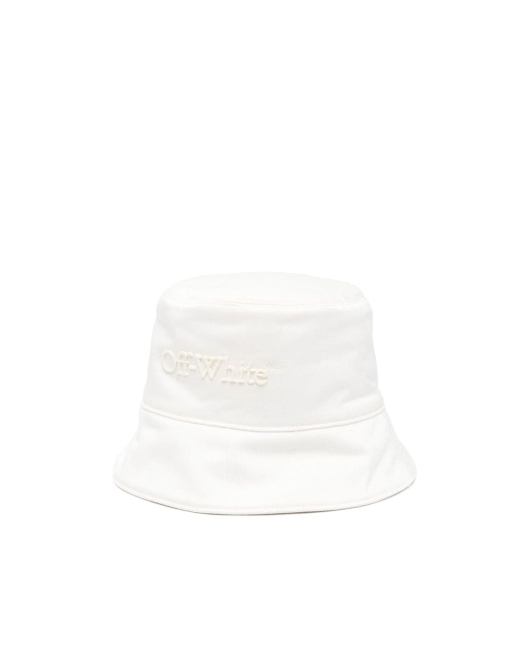 Off-White c/o Virgil Abloh White Drill Bookish Bucket Hat