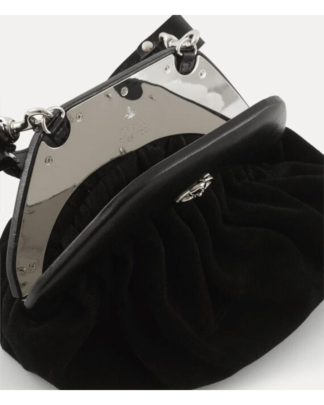 Vivienne Westwood Black Brooke Clutch