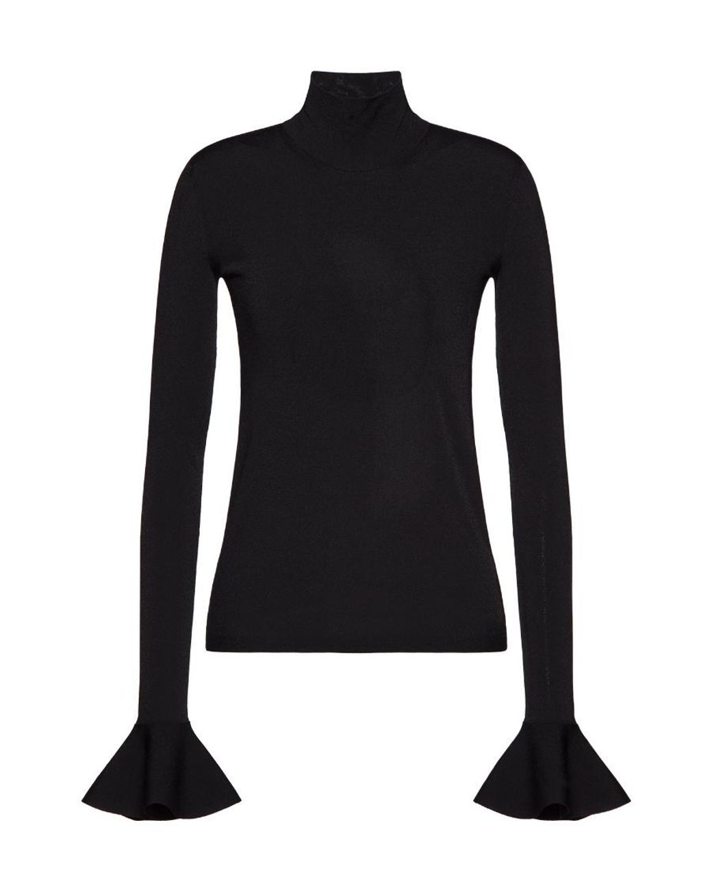 Valentino Black High-Neck Knitted Pullover