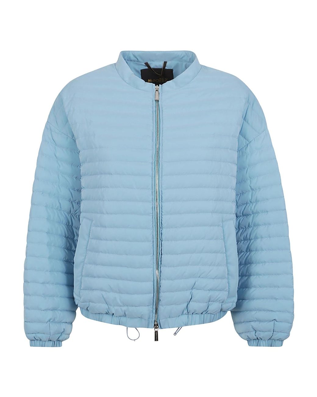 Moorer Blue Long-Sleeved Down Jacket