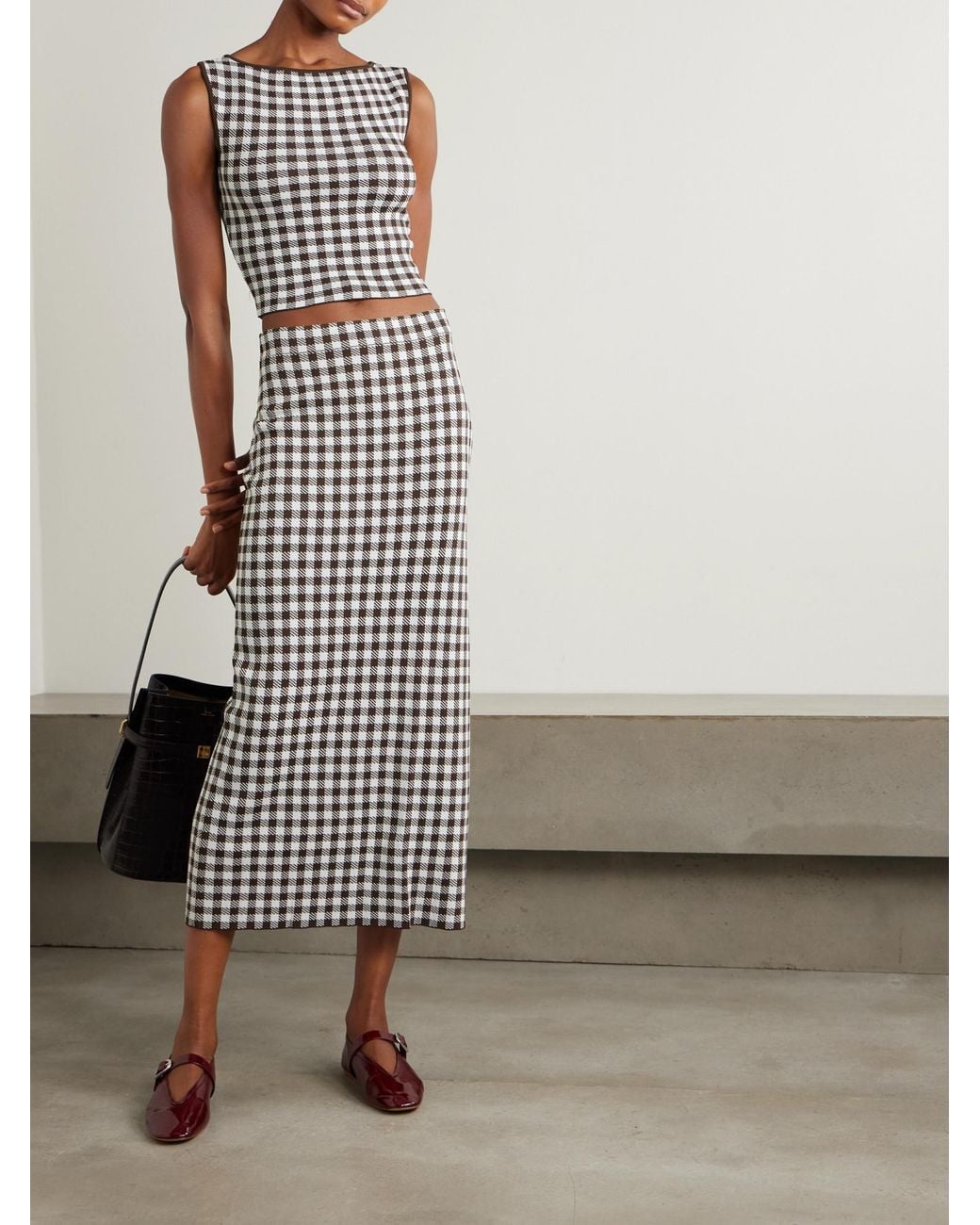 Staud Black Square-Necked Vest