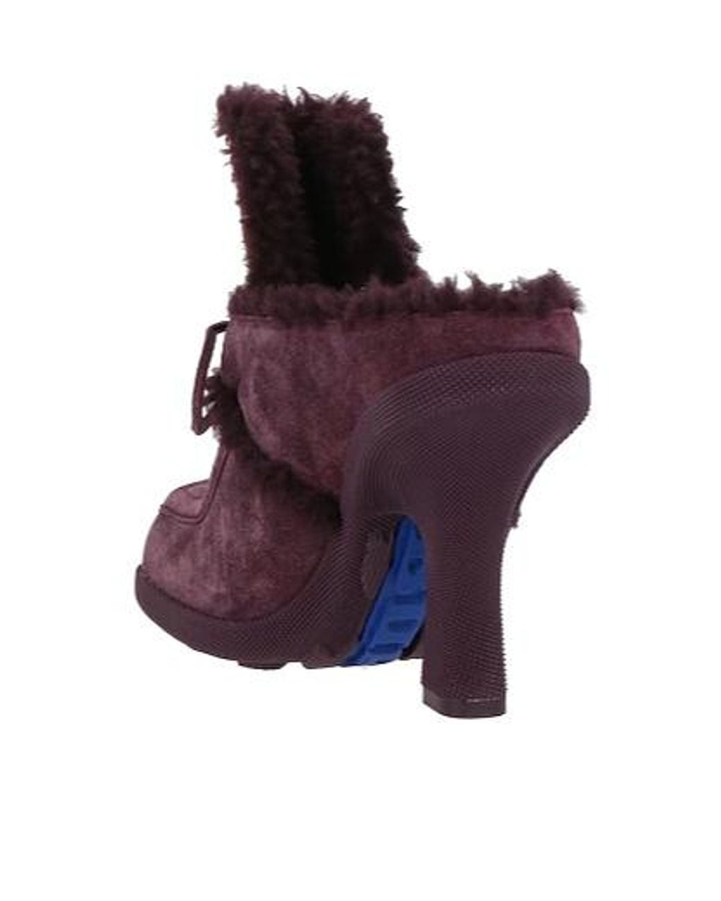 Burberry Purple Bow High Heels