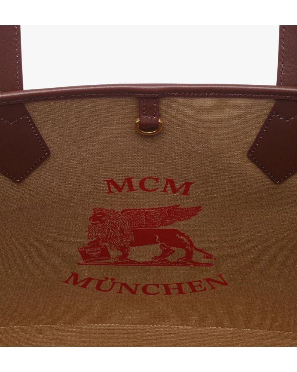MCM Red New Liz Shopper