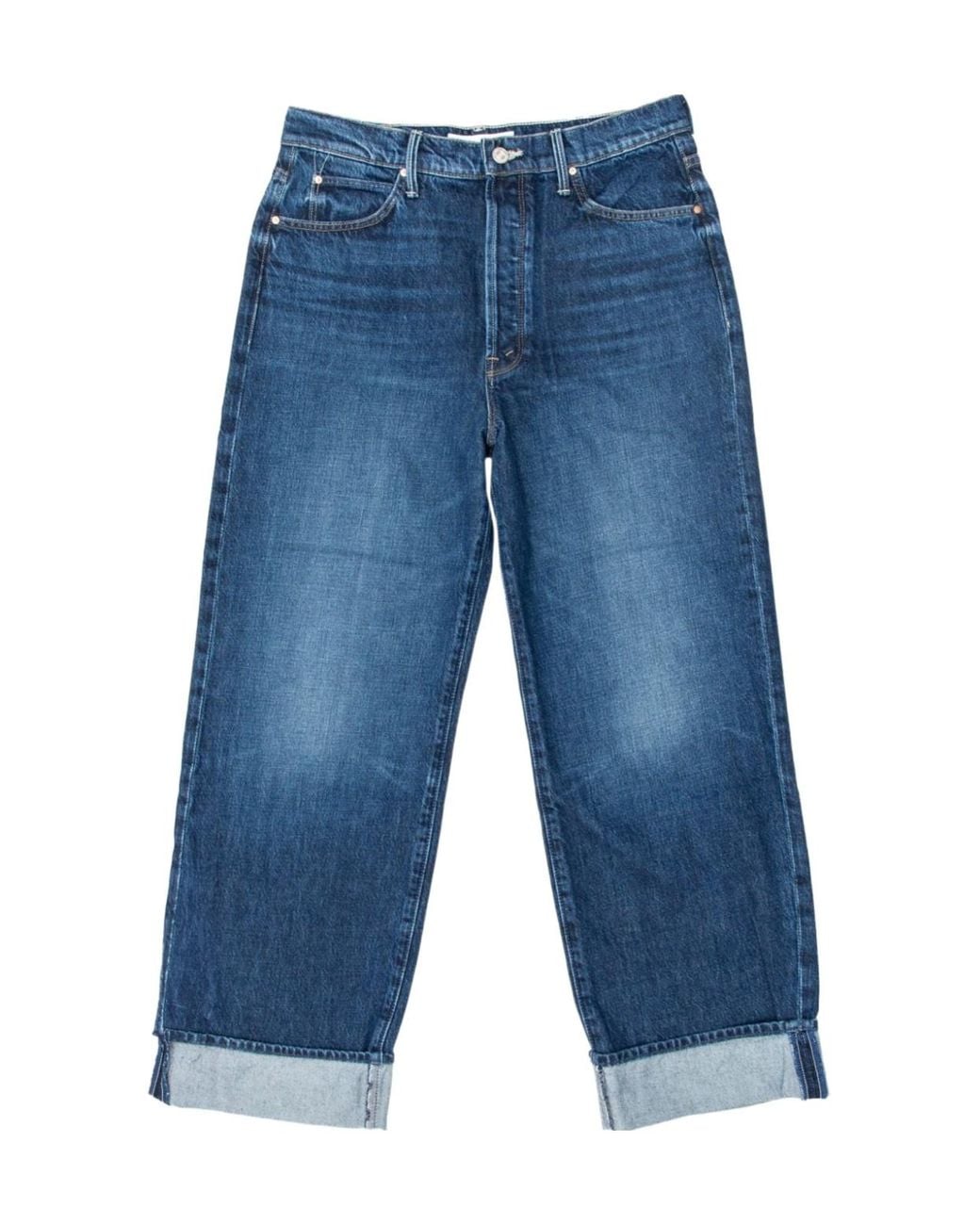 Mother Blue Spitfire Nerdy Jeans