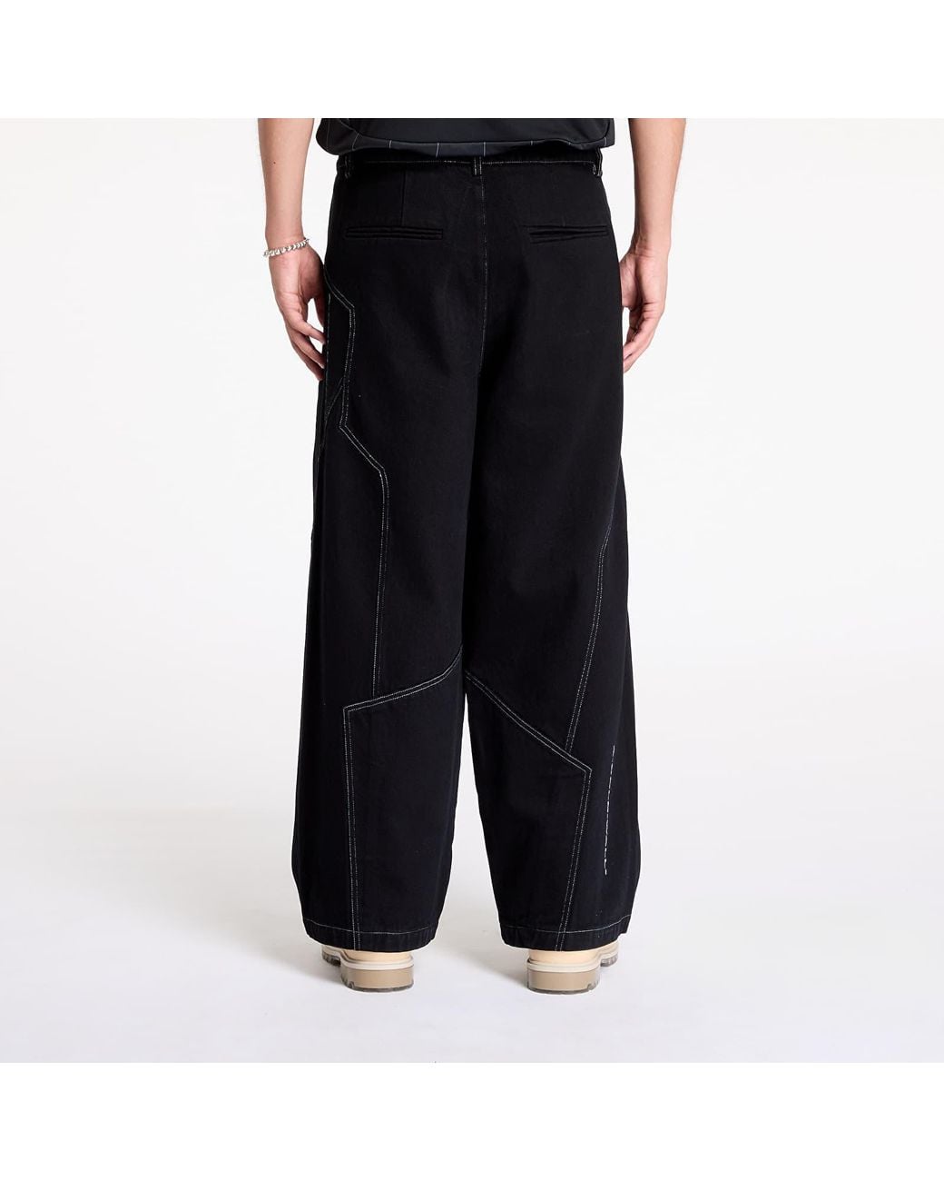 A_COLD_WALL* Black Belt-Loop Denim Trousers for men