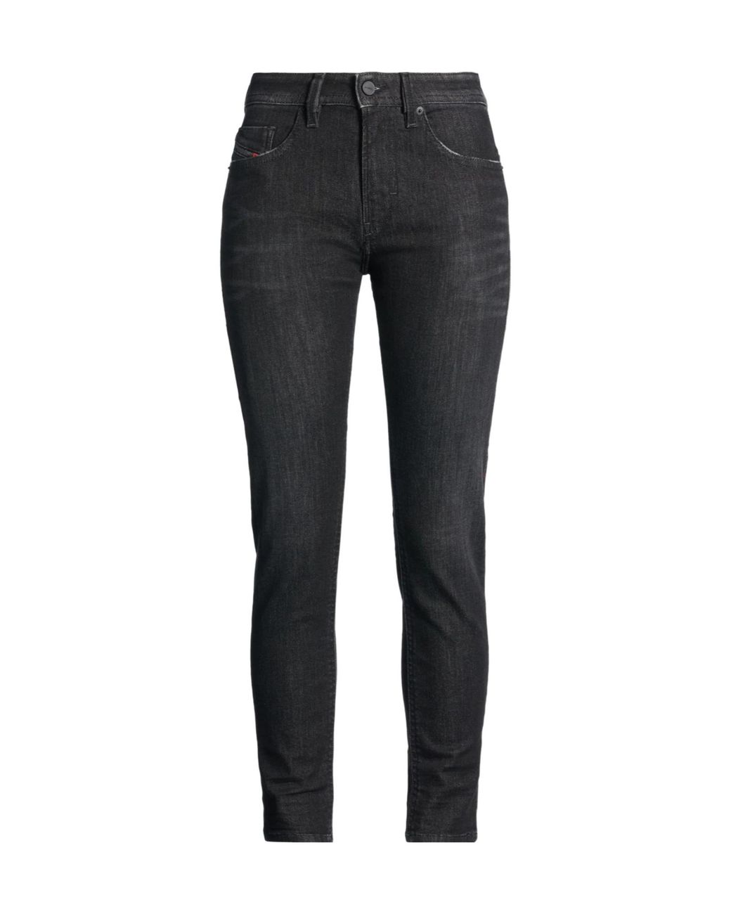 DIESEL Black Casual Slim-Fit Jeans