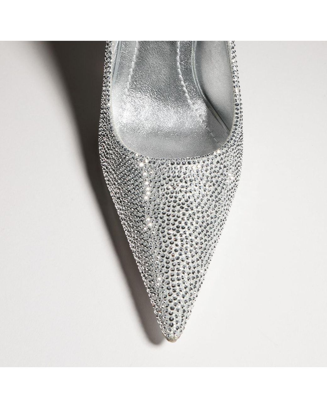 Gucci White Donna Crystal Pump
