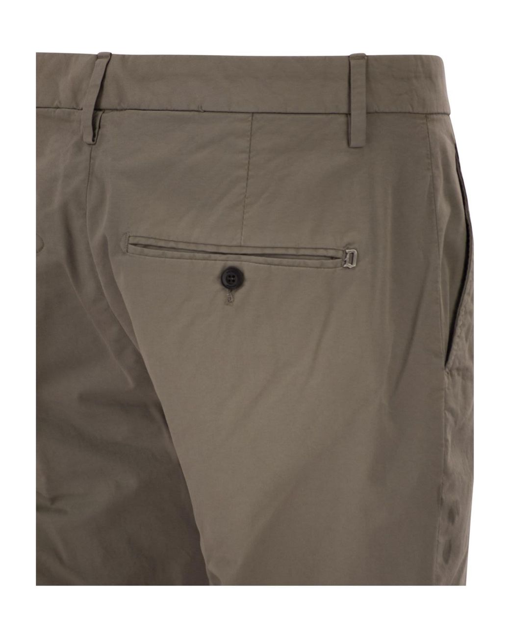 Dondup Gray Spiritissimo Slim Chino Pants for men