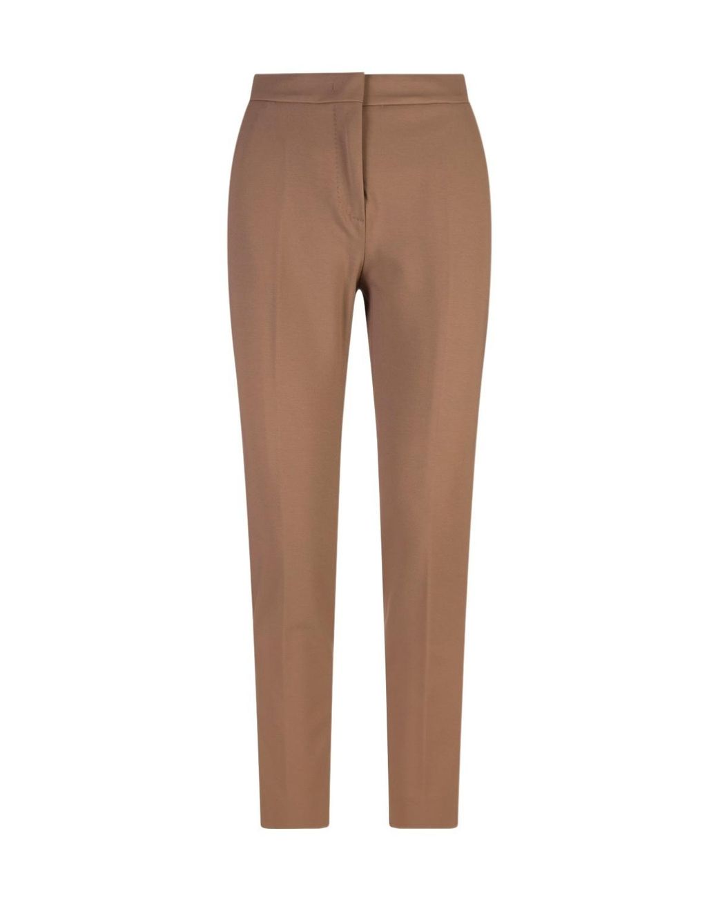 Max Mara Brown Pegno Tapered Trousers