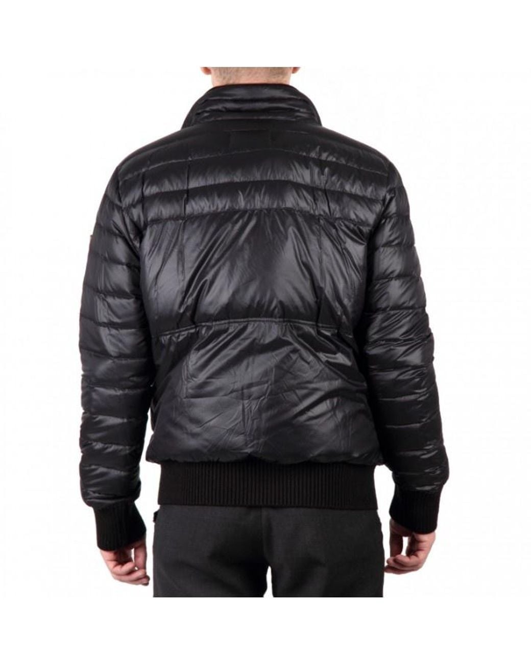 Iceberg Black Long-Sleeved Down Jacket for men