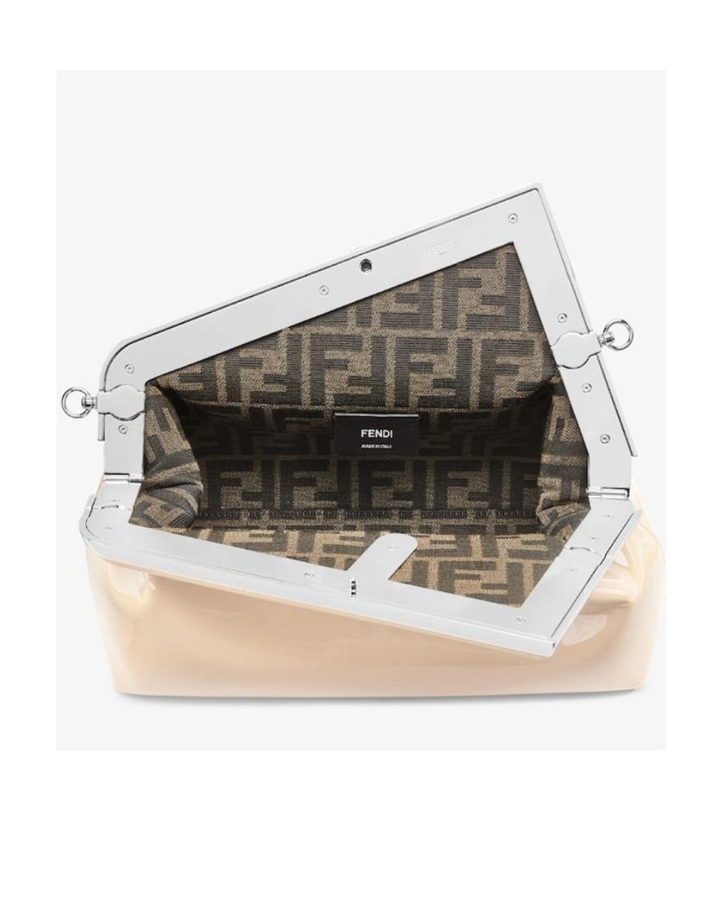 Fendi Natural First Midi Clutch Bag