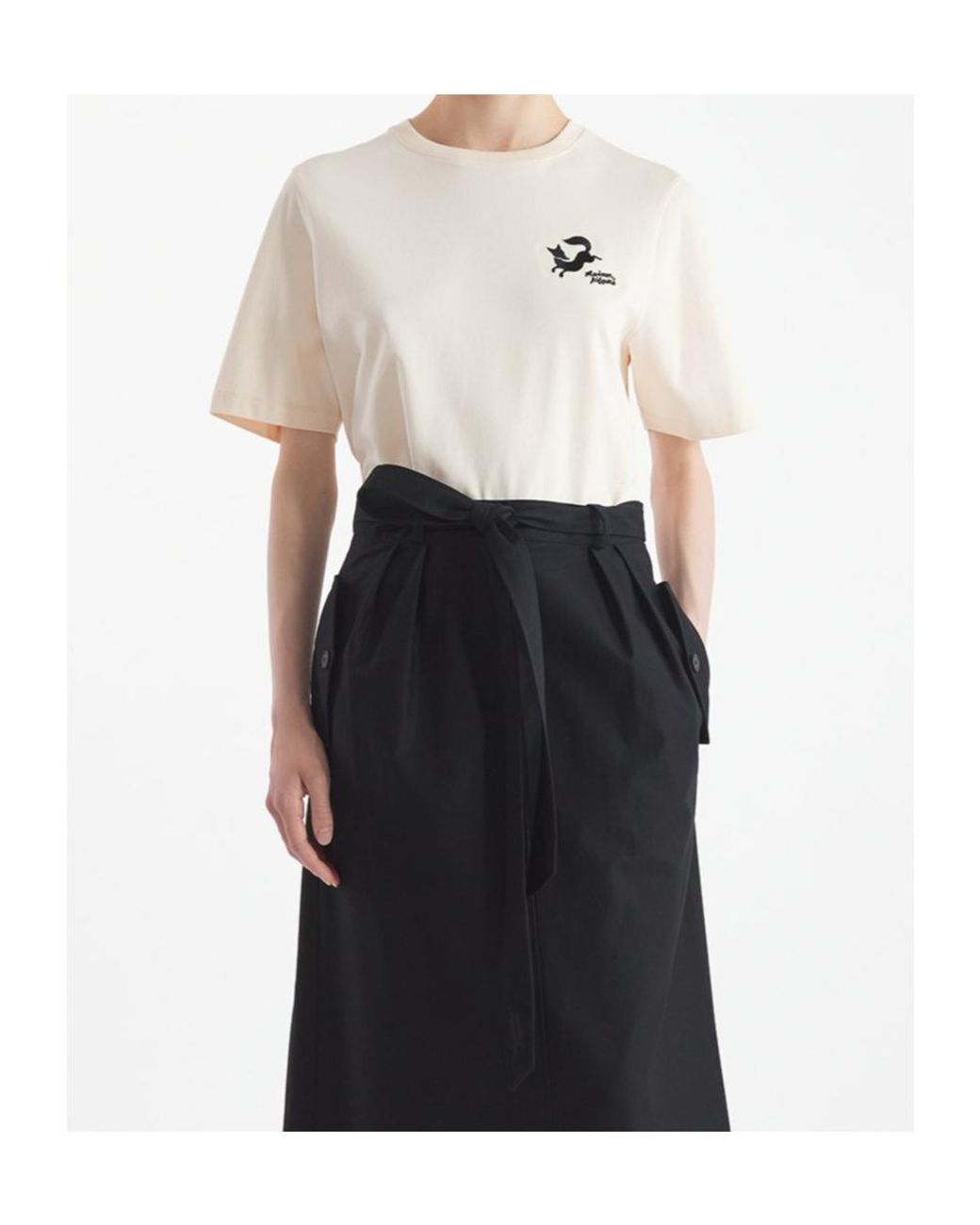 Maison Kitsuné White Fancy Fox T-Shirt