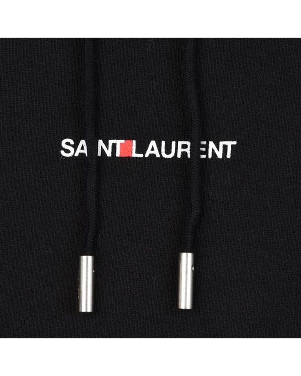 Saint Laurent Blue Rive Gauche Hoodie for men