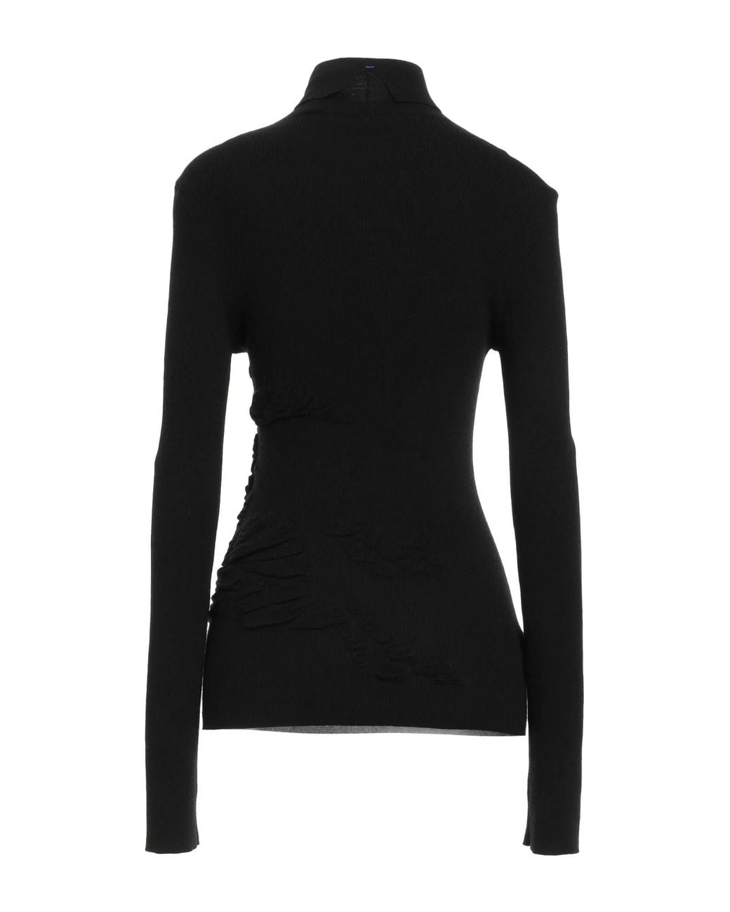 Burberry Black Solid Color Cashmere Jumpers