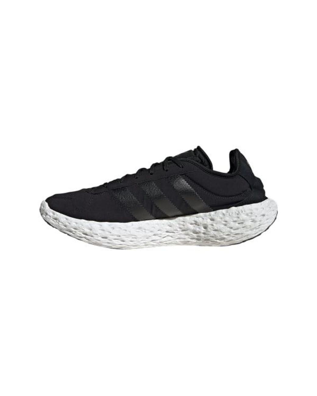 Adidas Black Zponge 3-Stripe Sneakers for men