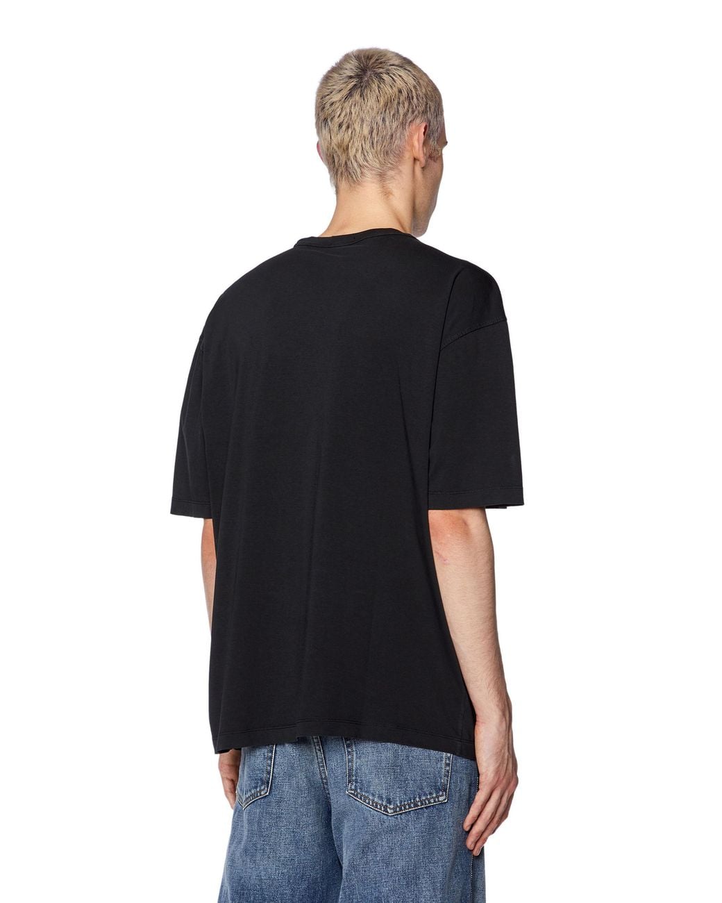 DIESEL Black Short-Sleeve T-Shirt for men