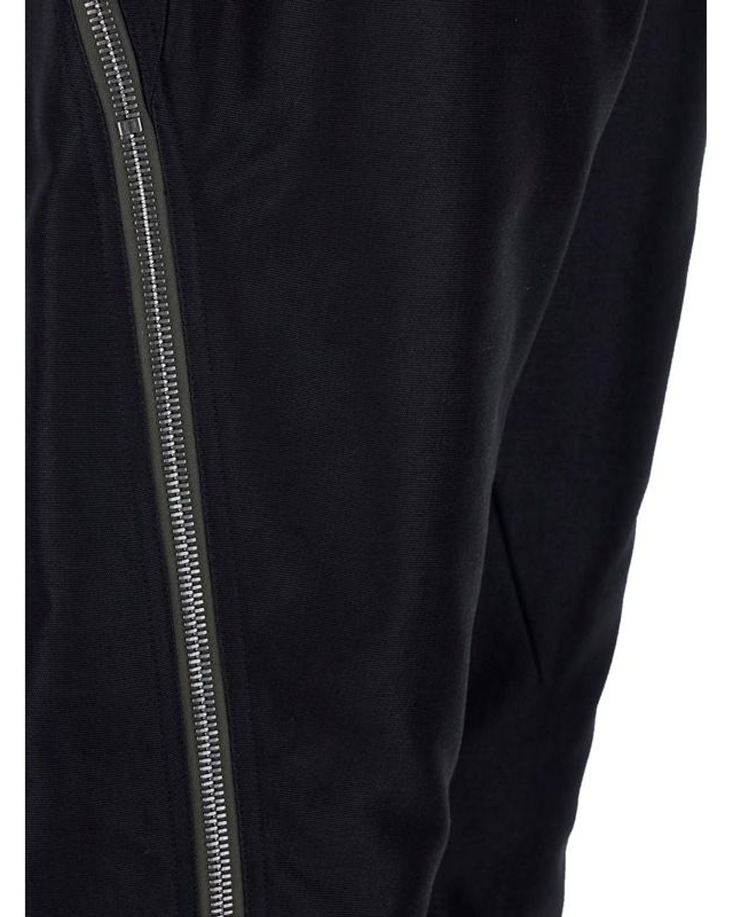 Rick Owens Black Bolan Banana Straight Leg Pants for men