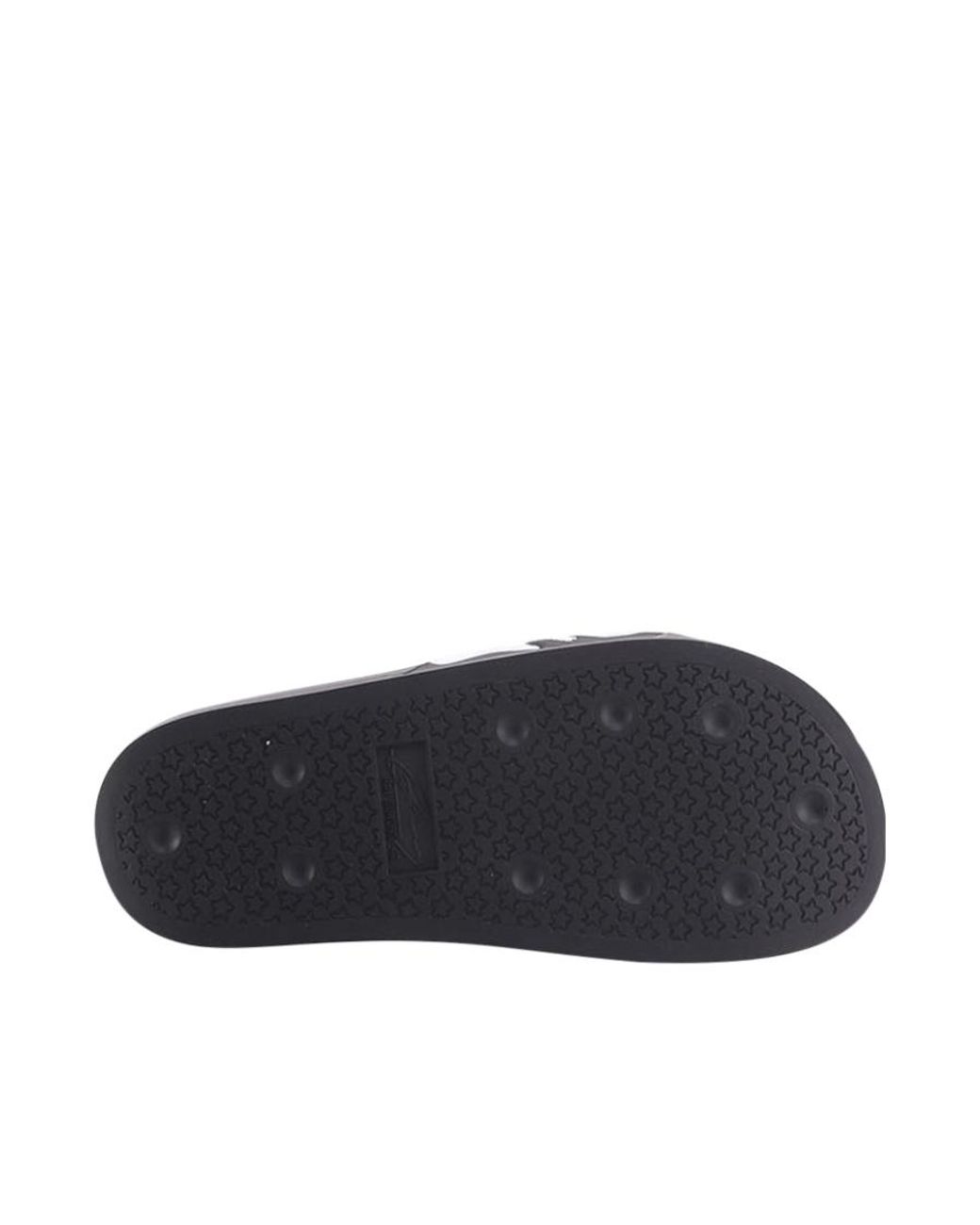 Raf Simons Blue Astra Logo-Plaque Slip-On Slides