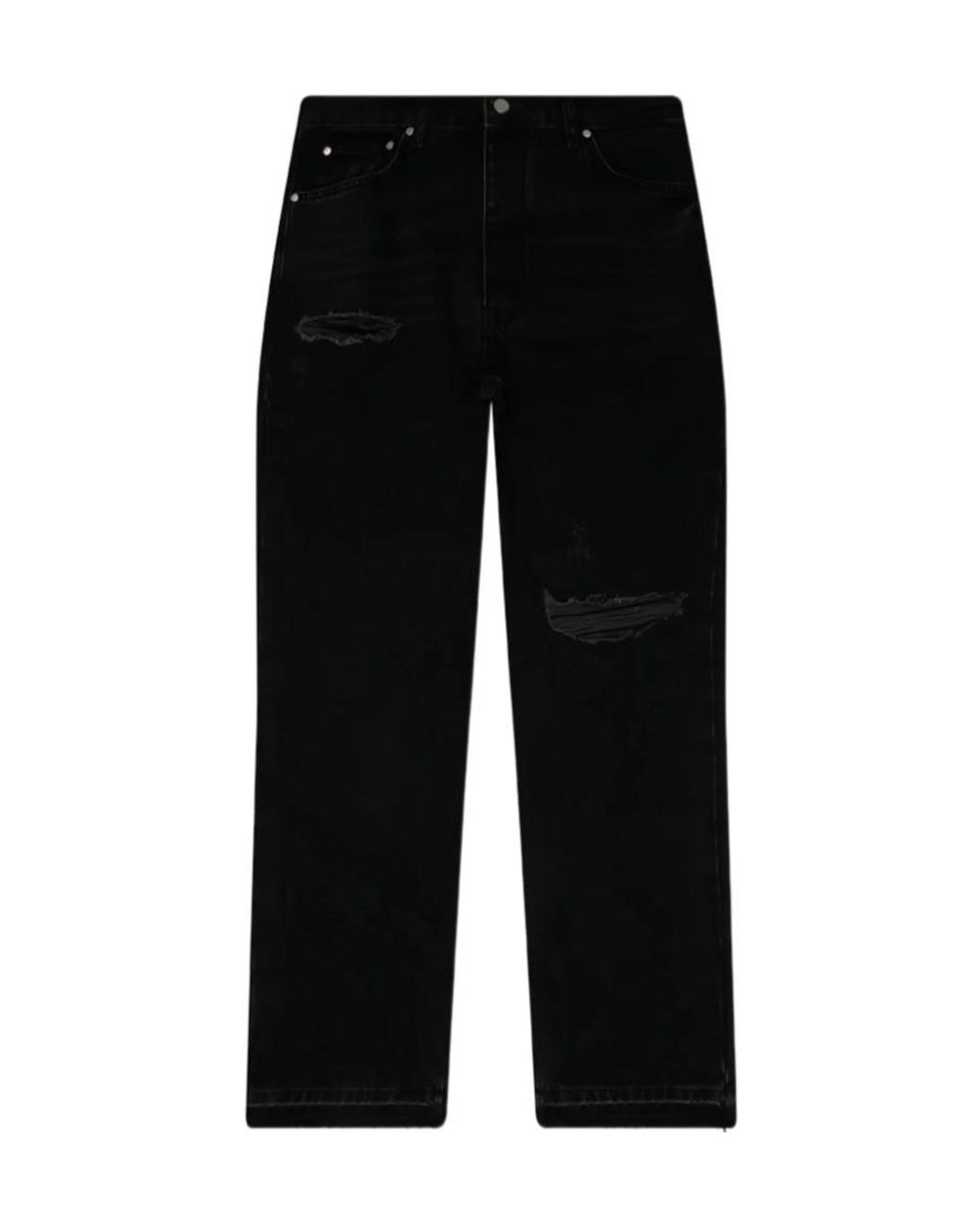 Represent Black Heaton Distressed Jeans for men
