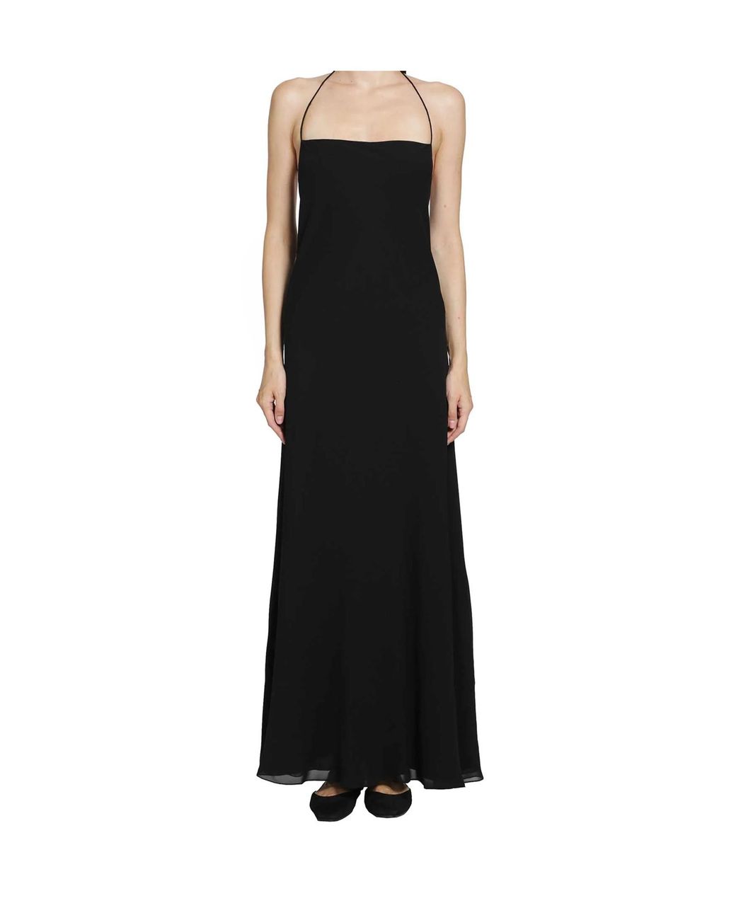 The Row Black Javier Dress