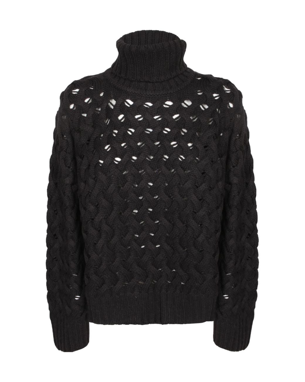 P.A.R.O.S.H. Black Long-Sleeved Sweater