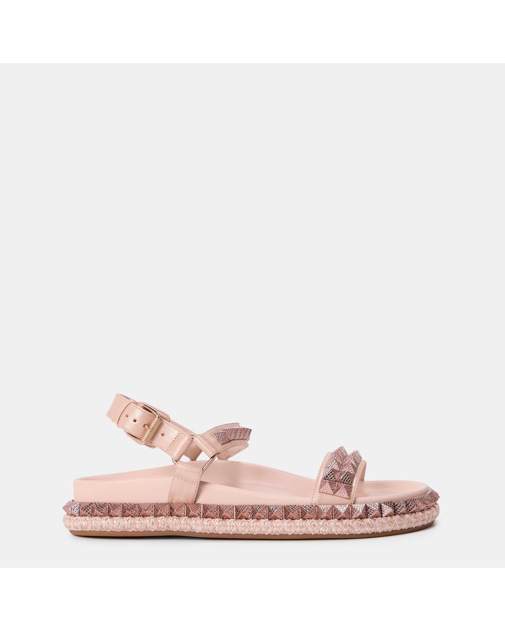 Christian Louboutin Pink One-Strap Sandals