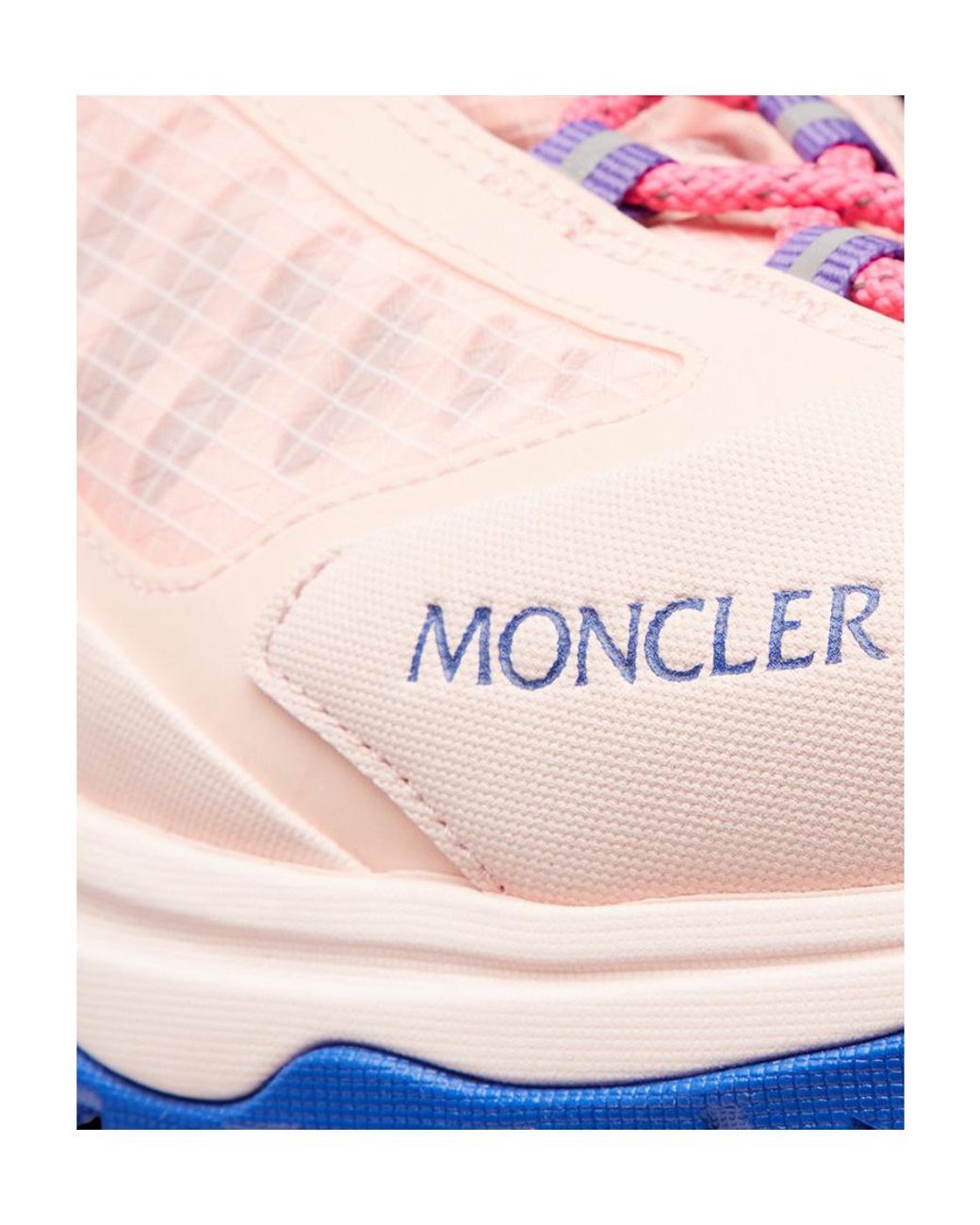 Moncler Pink Trailgrip Lite Lace-Up Sneakers