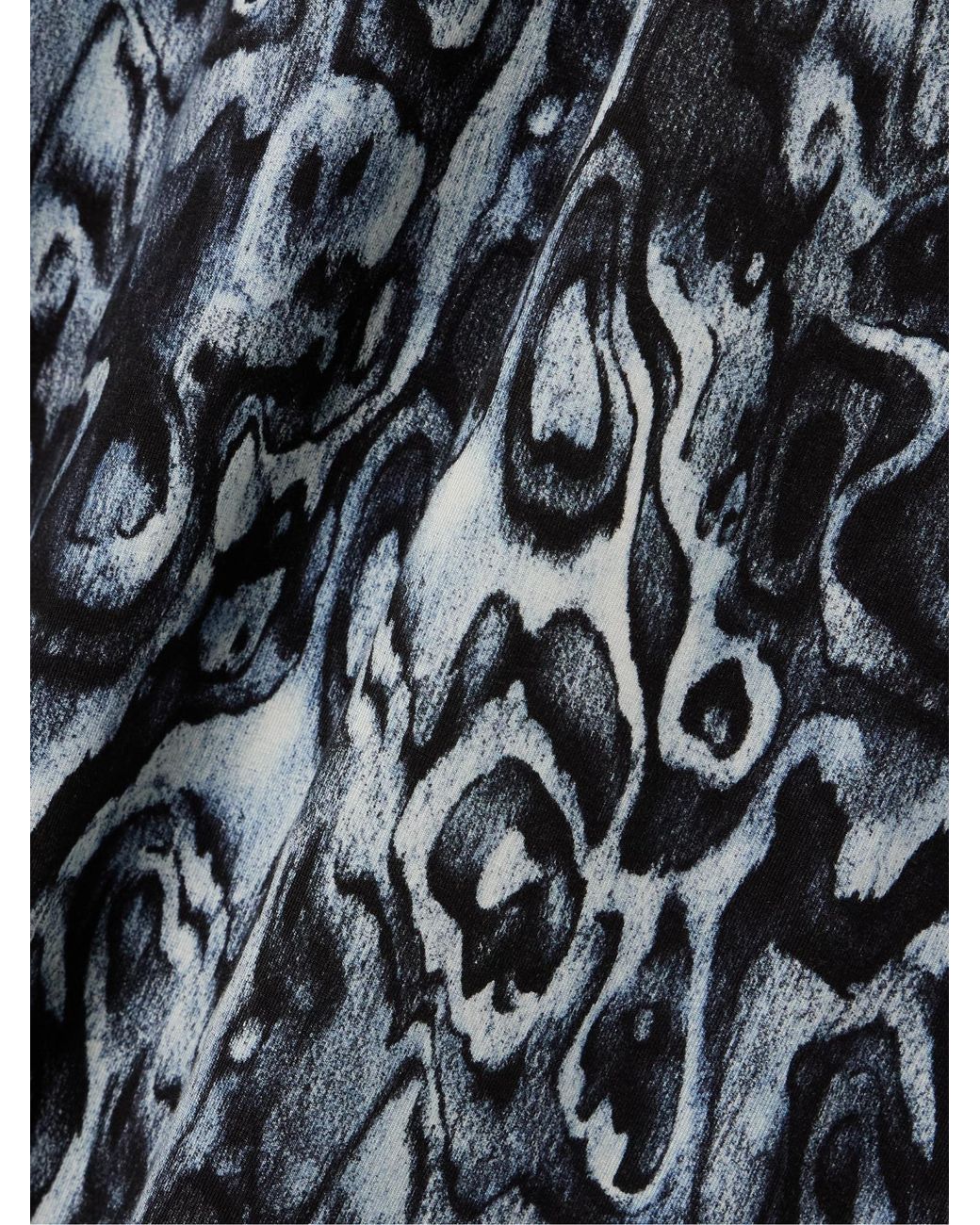 Proenza Schouler Blue Atlas Printed Stretch-Jersey Maxi Dress