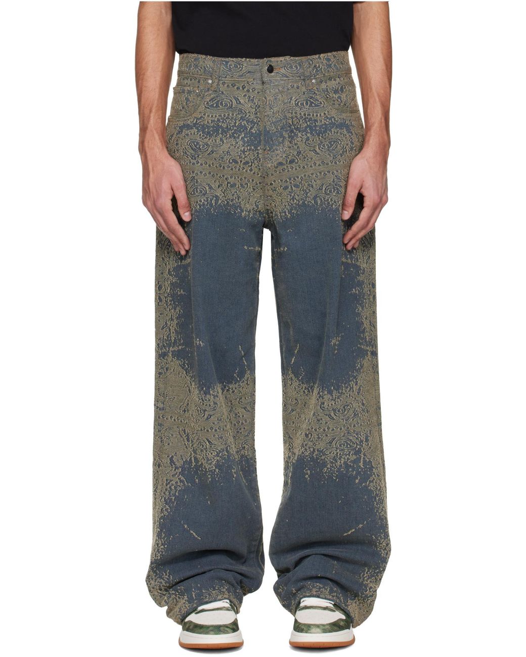 Amiri Gray Jeans Cotton for men