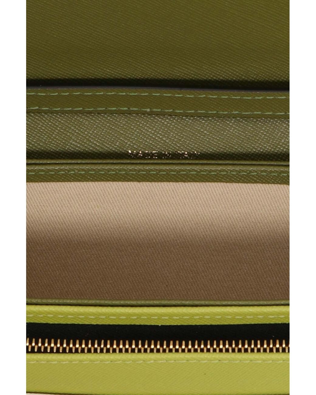 Marni Green Compact Trunk Crossbody Bag
