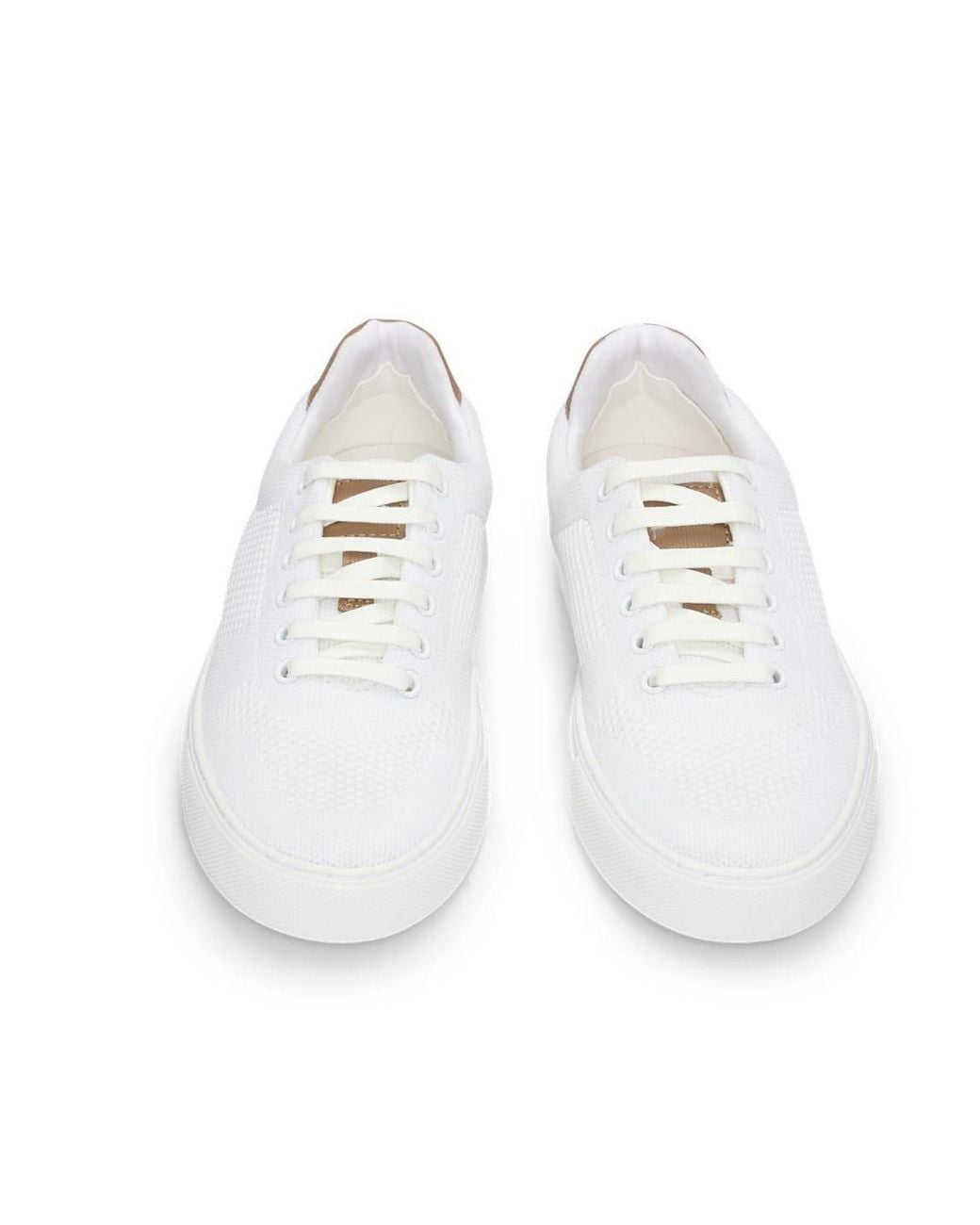 Boss White Mesh Lowtop Sneaker