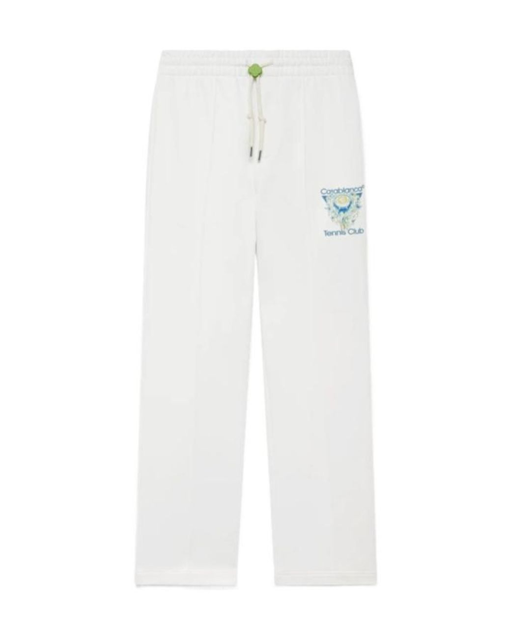 Casablanca White Tennis Club Drawstring Pants for men