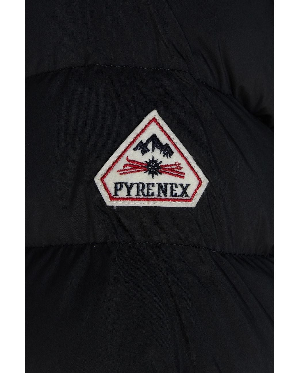 Pyrenex Black Quilted Hooded Jacket