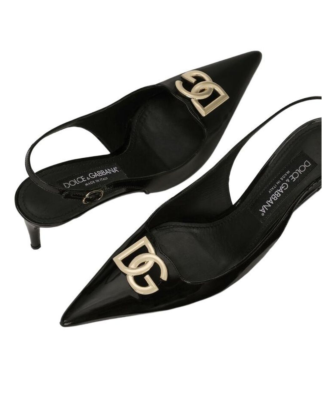 Dolce & Gabbana Black Slack-Heels