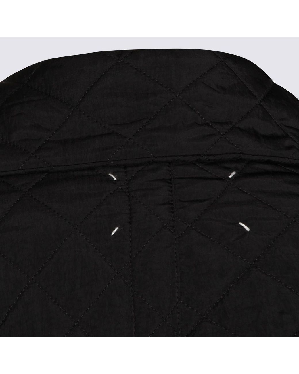 Maison Margiela Black Quilted Coat