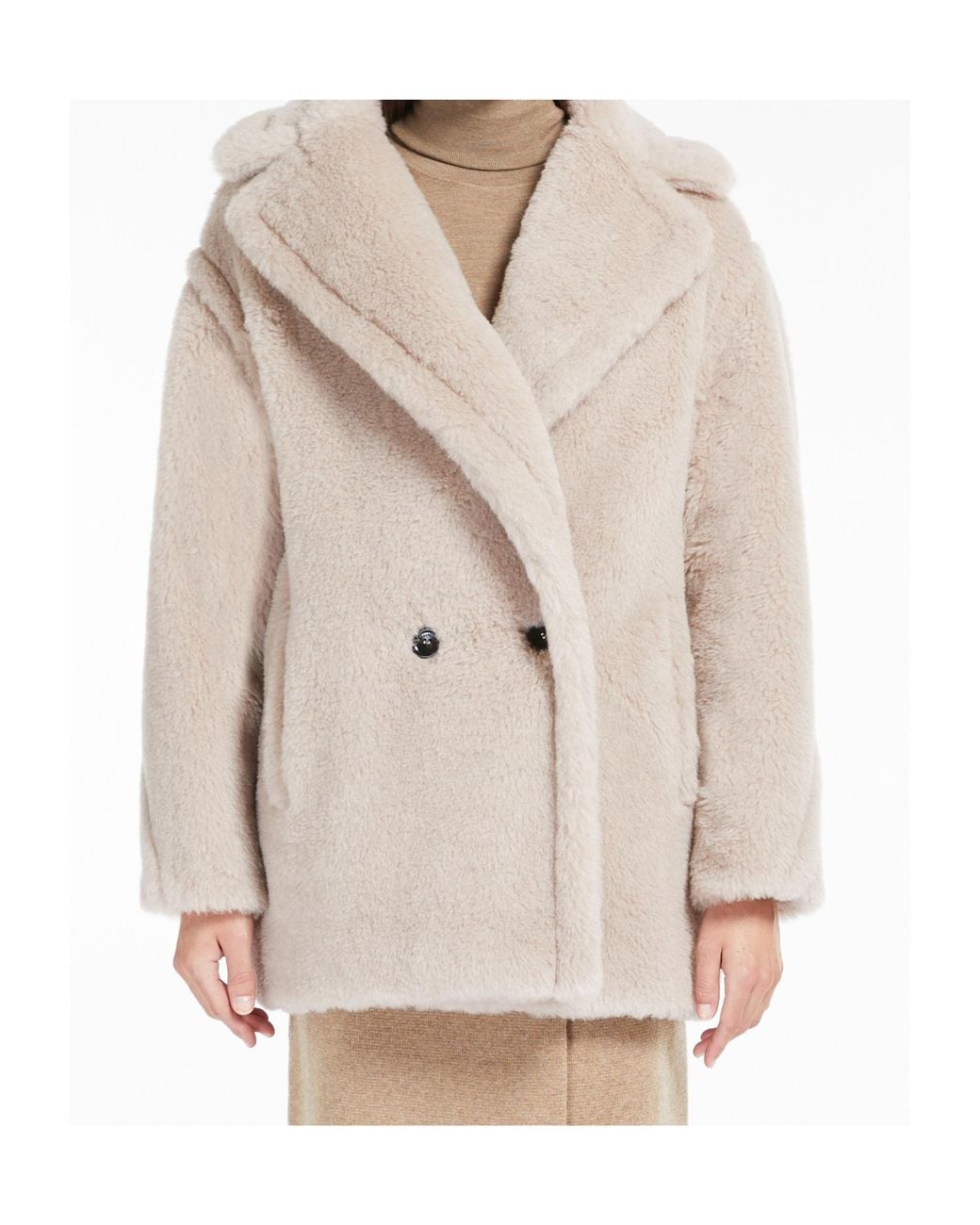 Max Mara Natural Olga Double-Breasted Coat