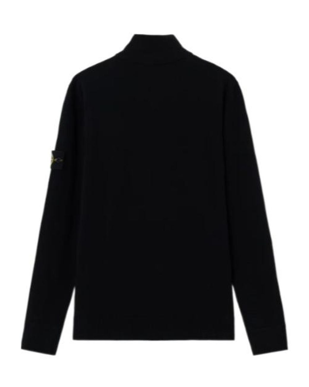 Stone Island Black Half-Zip Jumper for men
