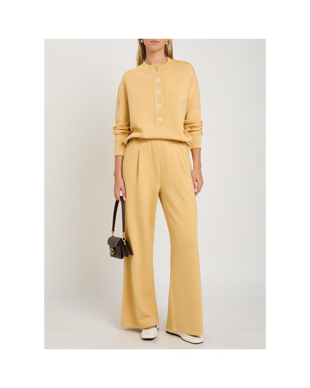 Varley Natural Casual Wide-Leg Sweatpants