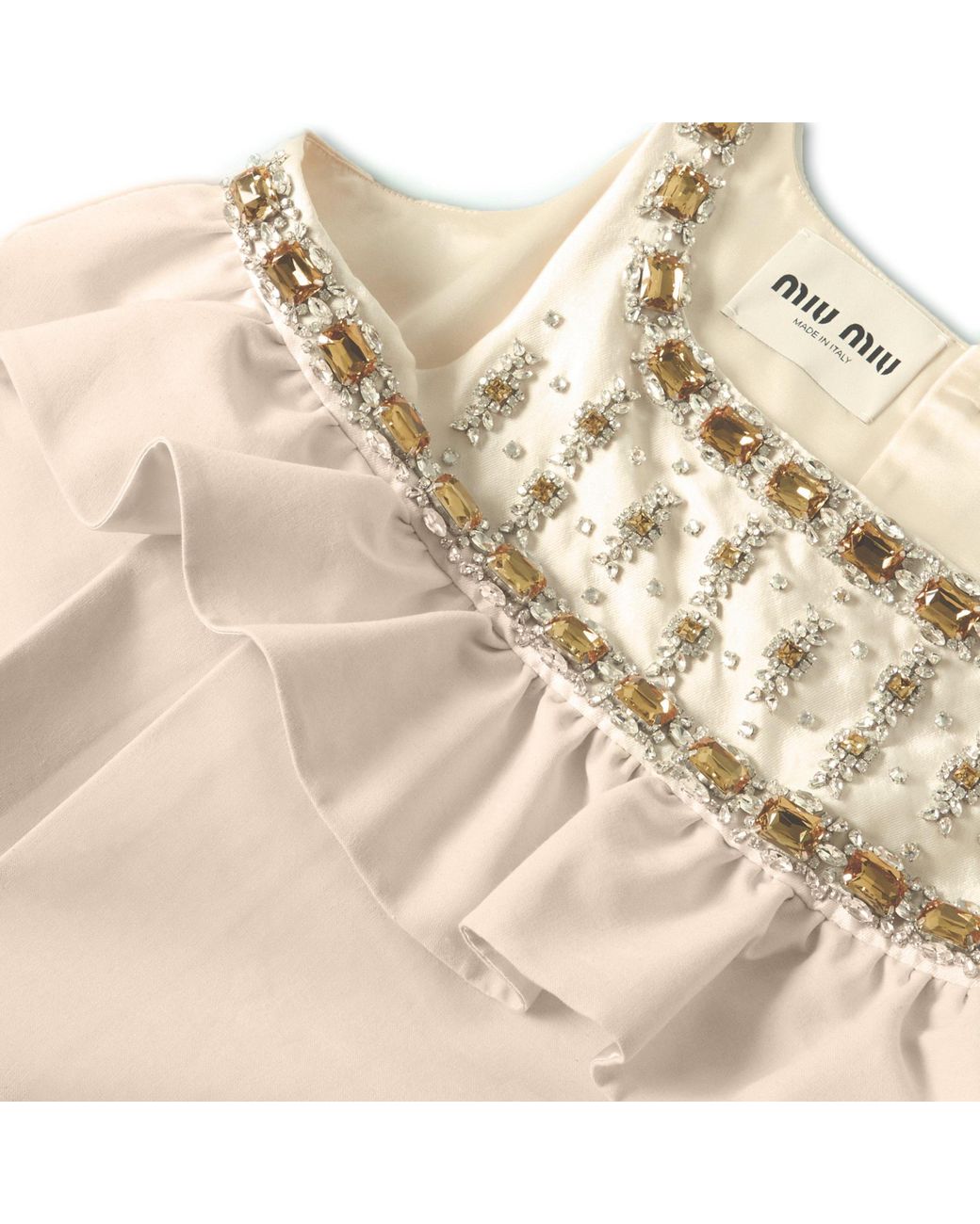 Miu Miu Natural Mini Dress