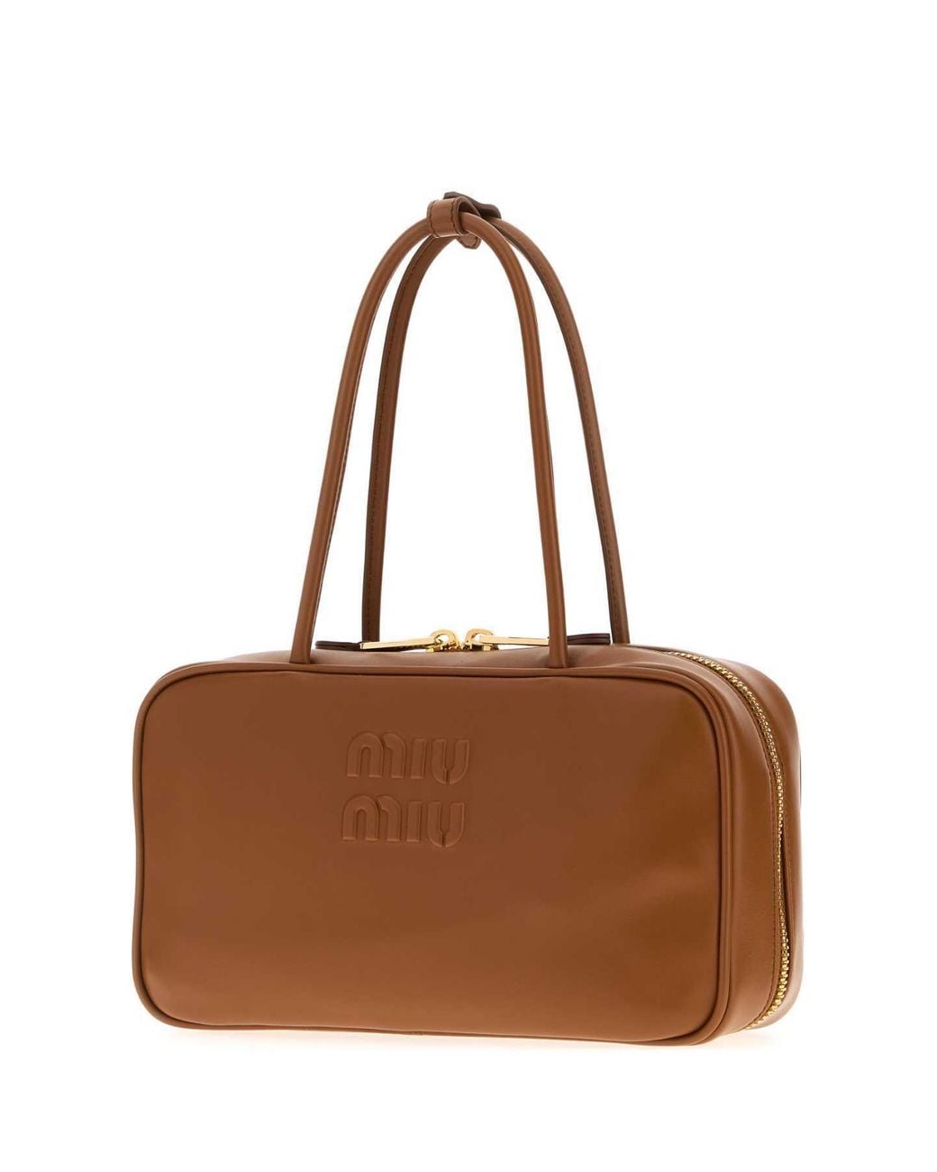 Miu Miu Brown Beau Handbag