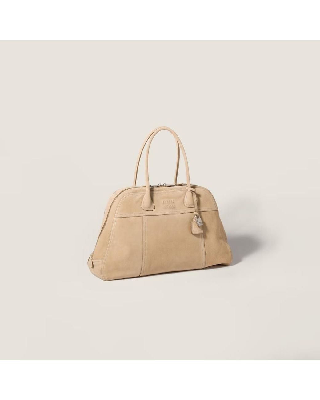 Miu Miu Natural Vivant Suede Bag