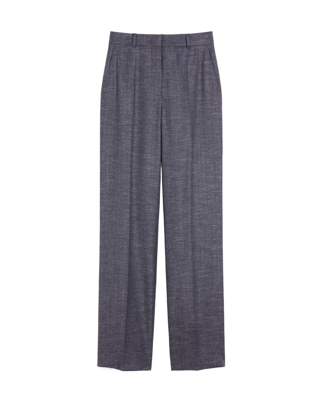 Max Mara Blue Studio Eziana Straight Leg Pants