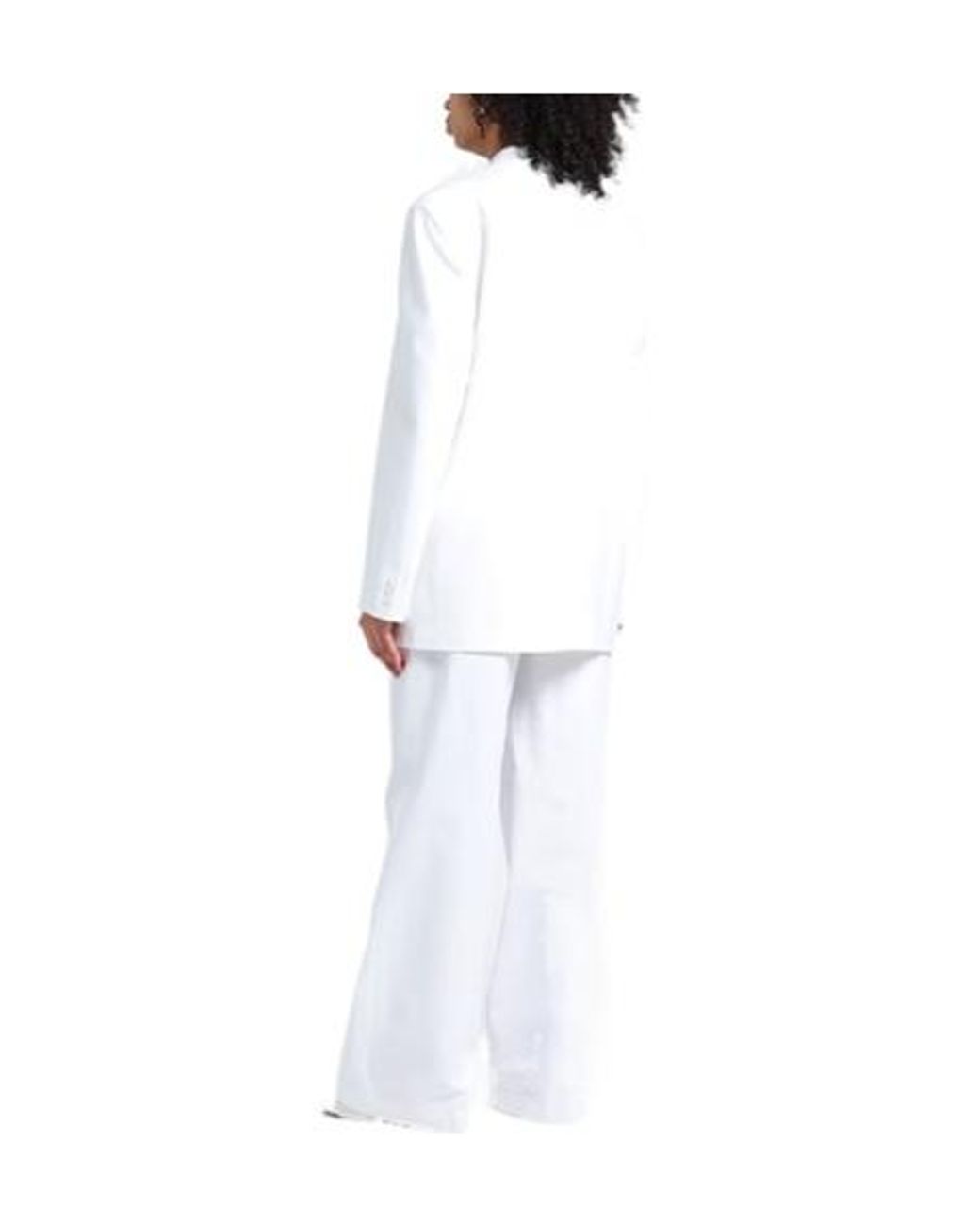 Maison Margiela White Minimalist Singlebreasted Blazer