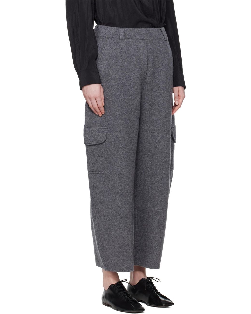 Lisa Yang Gray Azaria Elasticized Pants