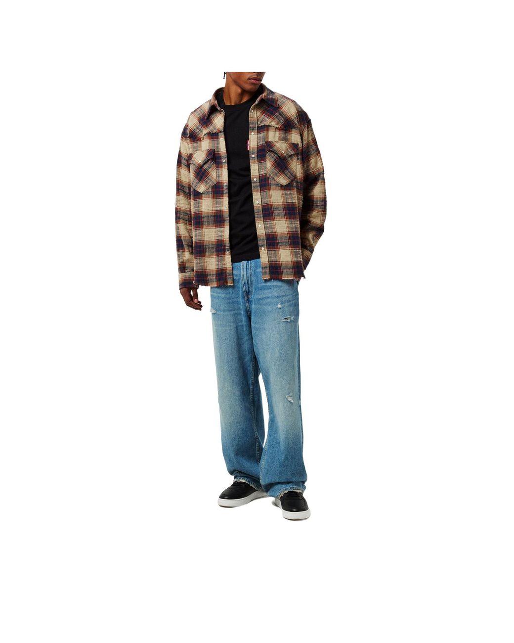 DSquared² Multicolor Long-Sleeve Cowboy Shirt for men