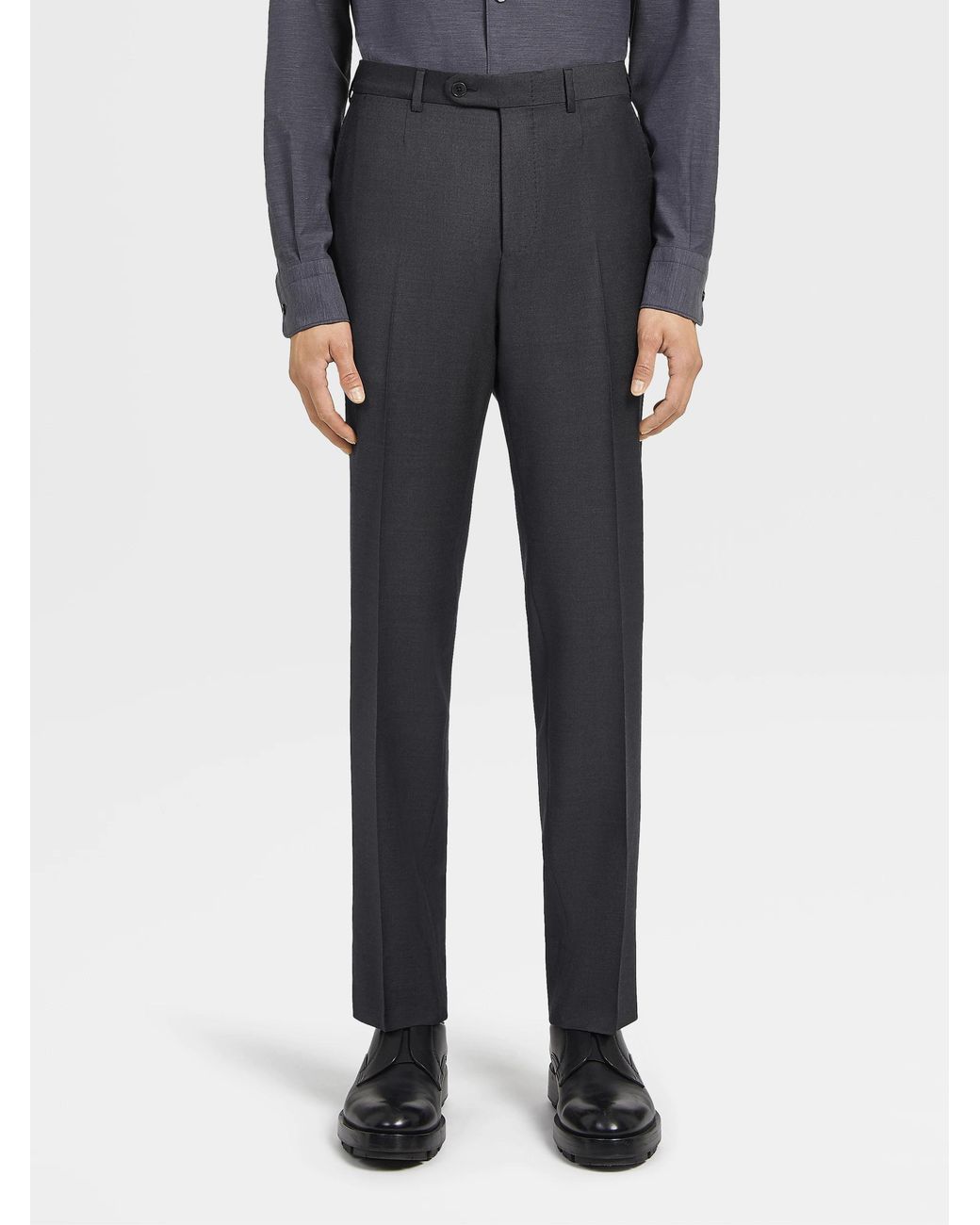 Zegna Black Slim-Cut Single-Breasted Suit for men